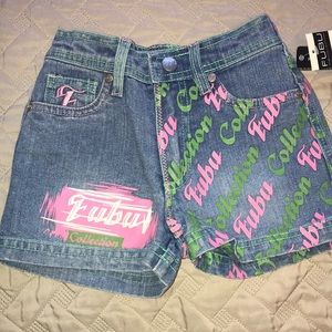 Size 3T girls Fubu denim shorts